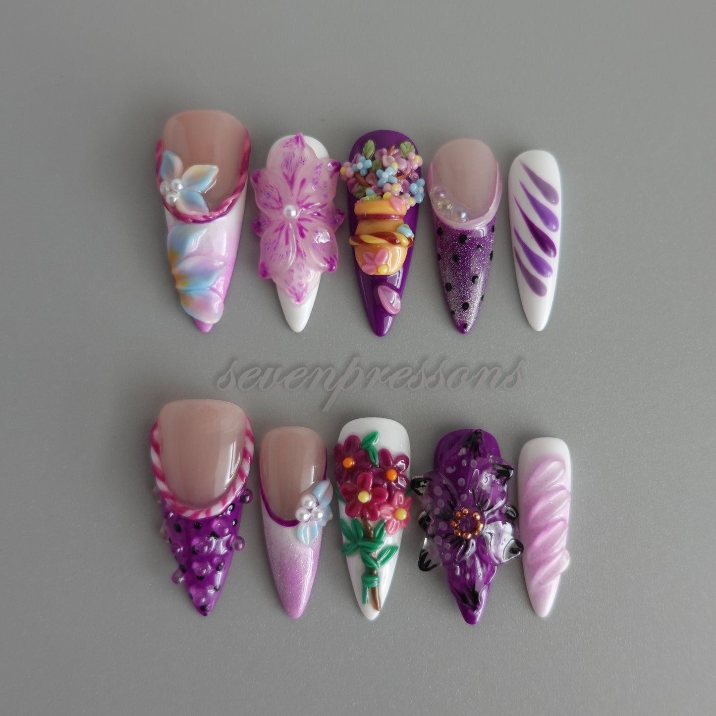 🌸 Enchanted Violet Garden  2510223