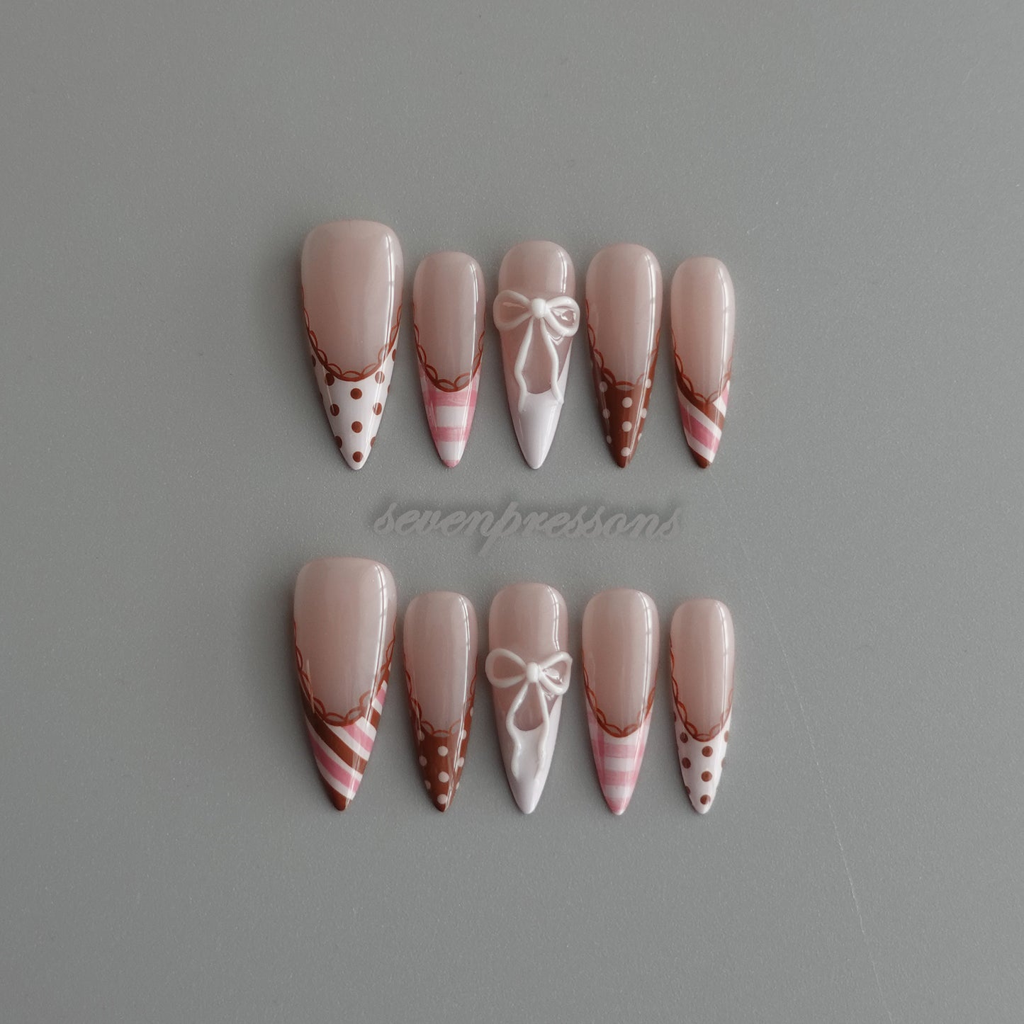 ✧ Rosy Ribbon Dots  2602171