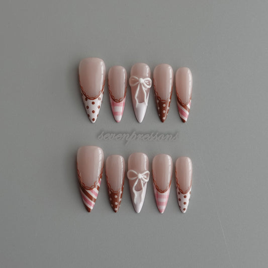 ✧ Rosy Ribbon Dots  2602171