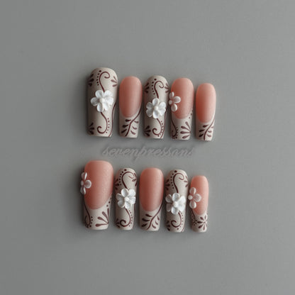 🌿 Latte Blossom Scroll  2512262