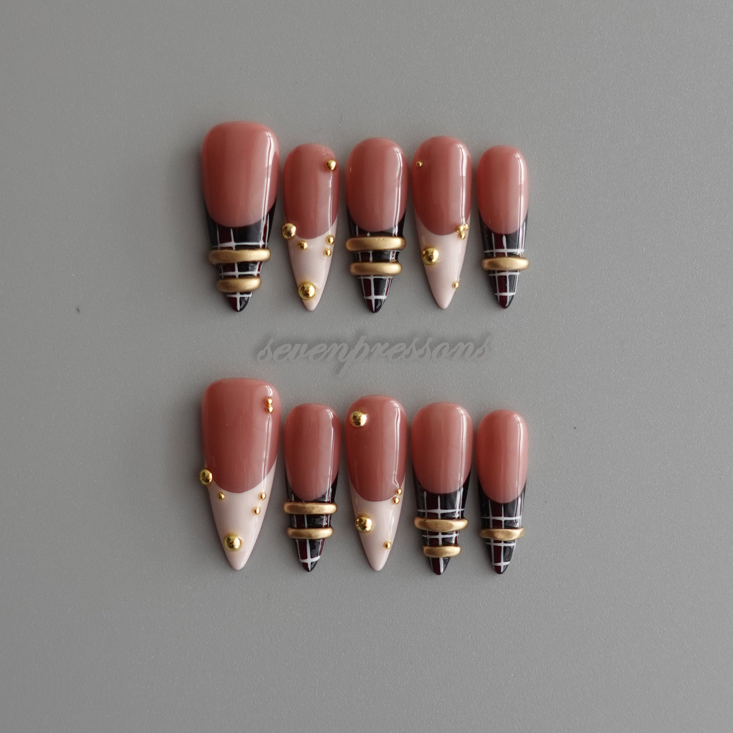 🪞 Rosé Tartan Frame   2602033