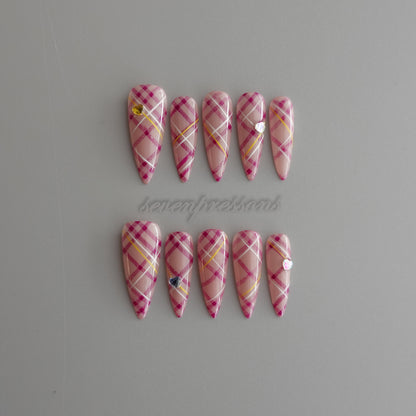 ♡ Blush Plaid Crush  2602221