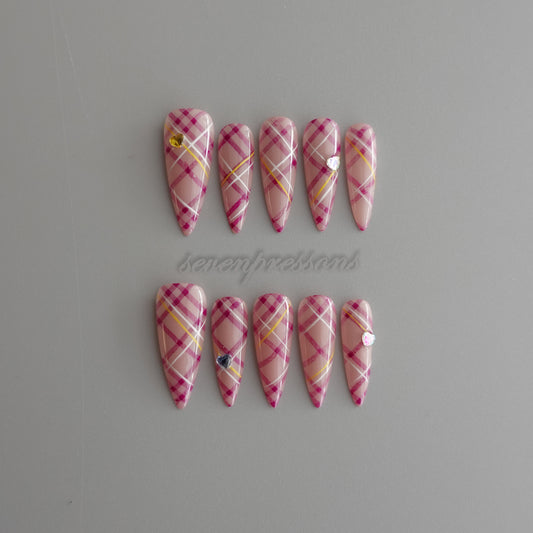 ♡ Blush Plaid Crush  2602221