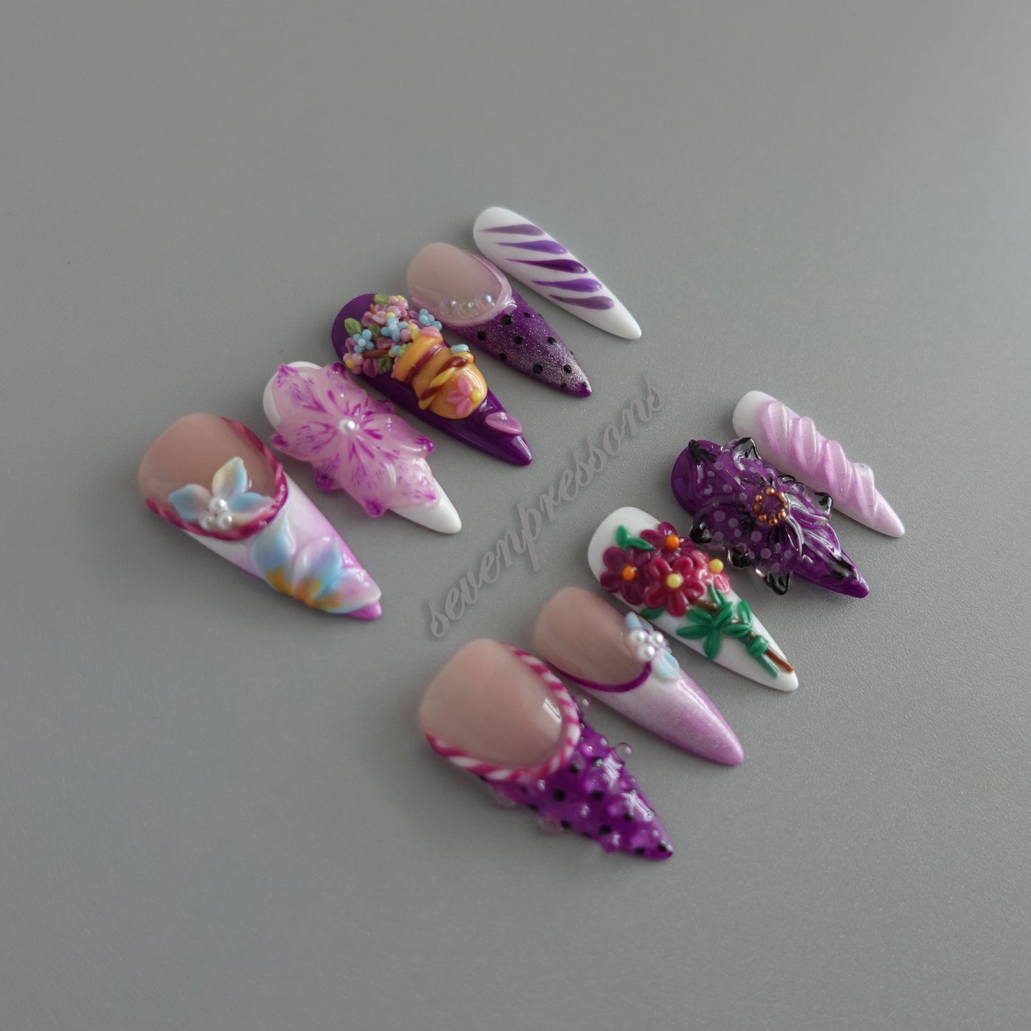 🌸 Enchanted Violet Garden  2510223