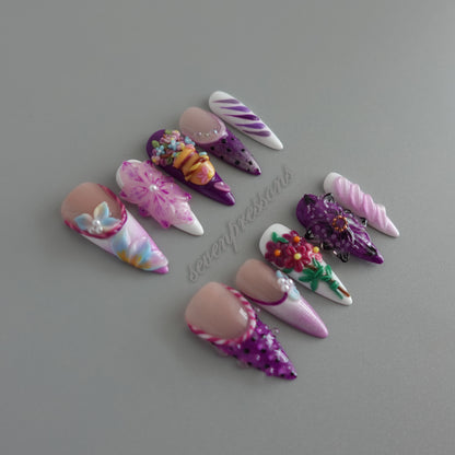 🌸 Enchanted Violet Garden  2510223