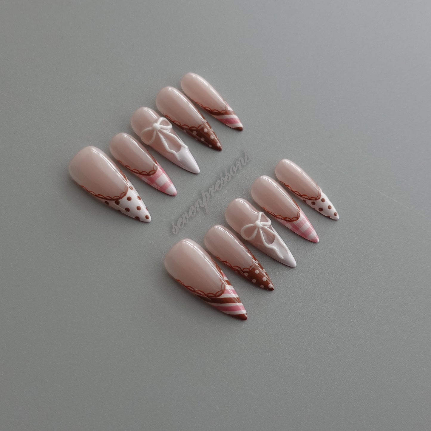 ✧ Rosy Ribbon Dots  2602171