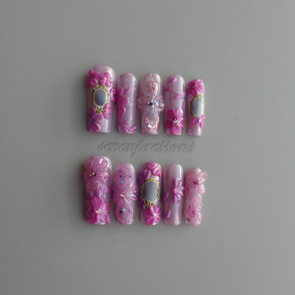 🌸 Enchanted Orchid Cameo  2512102