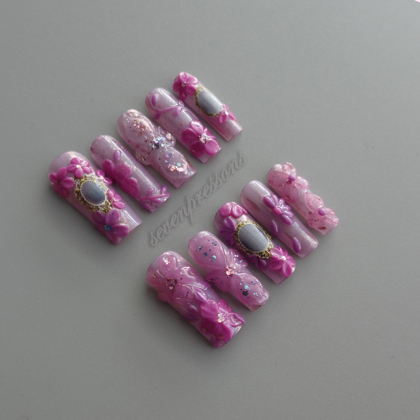 🌸 Enchanted Orchid Cameo  2512102