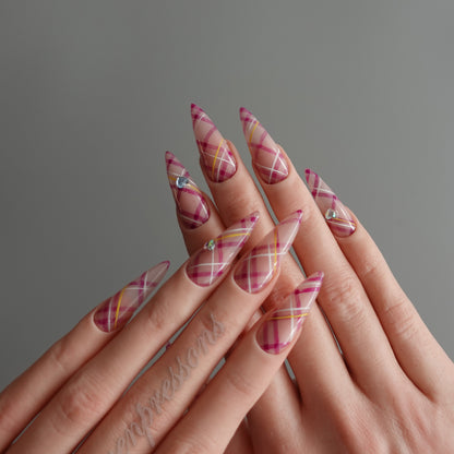 ♡ Blush Plaid Crush  2602221