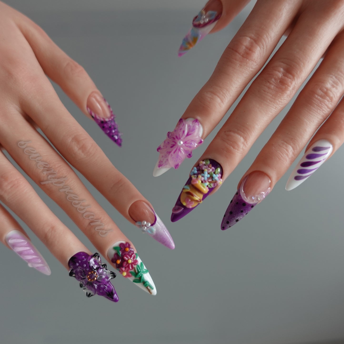 🌸 Enchanted Violet Garden  2510223