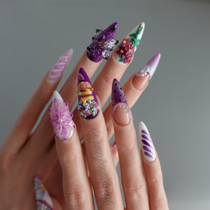 🌸 Enchanted Violet Garden  2510223