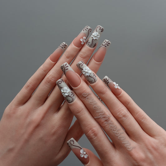 🌿 Latte Blossom Scroll  2512262