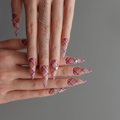 ♡ Blush Plaid Crush  2602221