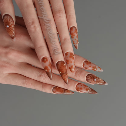 ✿ Amber Petal Veil  2602186