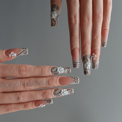 🌿 Latte Blossom Scroll  2512262