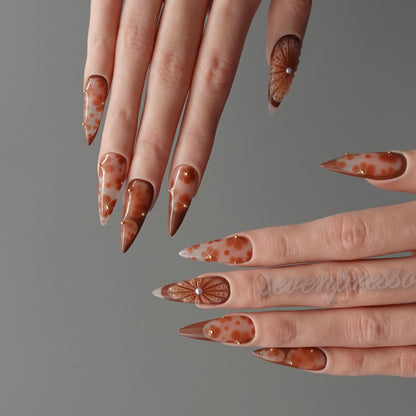 ✿ Amber Petal Veil  2602186