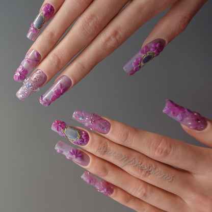 🌸 Enchanted Orchid Cameo  2512102