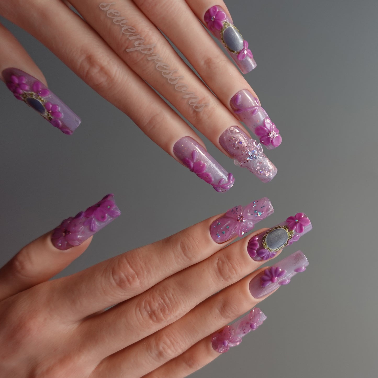 🌸 Enchanted Orchid Cameo  2512102