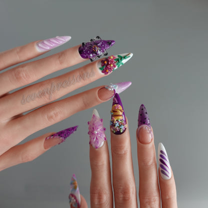 🌸 Enchanted Violet Garden  2510223