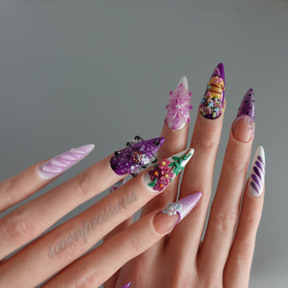 🌸 Enchanted Violet Garden  2510223