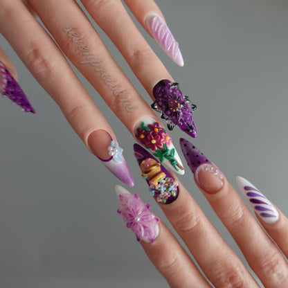 🌸 Enchanted Violet Garden  2510223